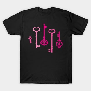 Pink Secret Keys T-Shirt